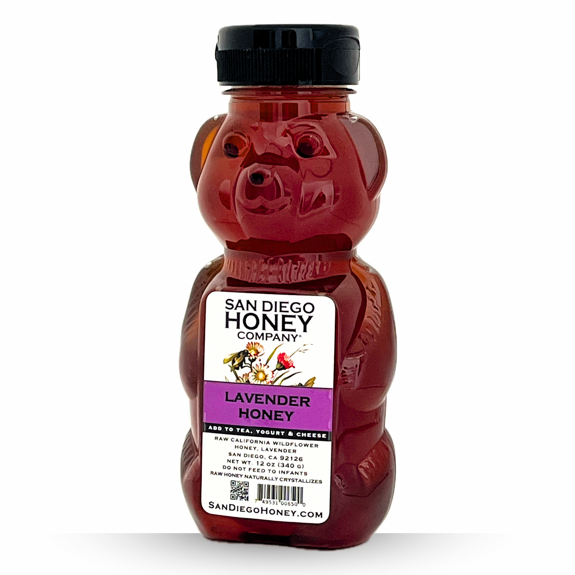 Lavender Infused Wildflower Honey – Floral & Relaxing | San Diego