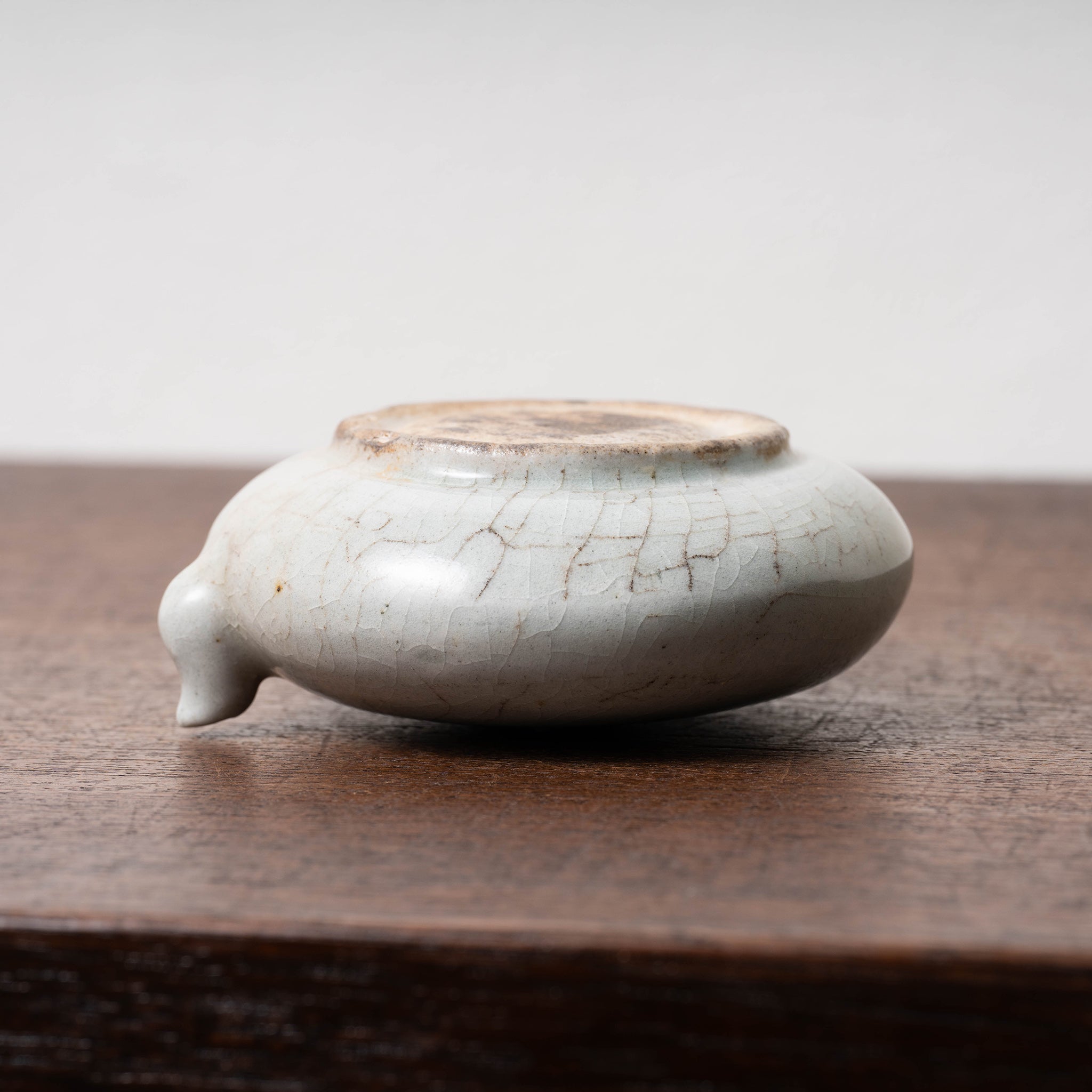 李朝 水滴 桃形 辰砂 骨董 古玩 古美術 時代物 高17.3cm Yahoo