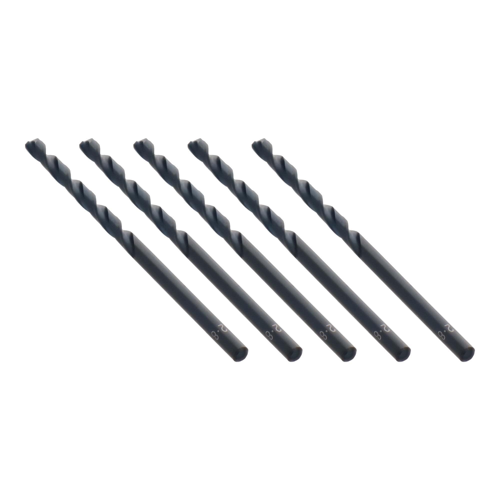 453228 穴あけ 鉄工ドリル（丸軸） 鉄工用ドリル 2.8mm 5本入｜株式