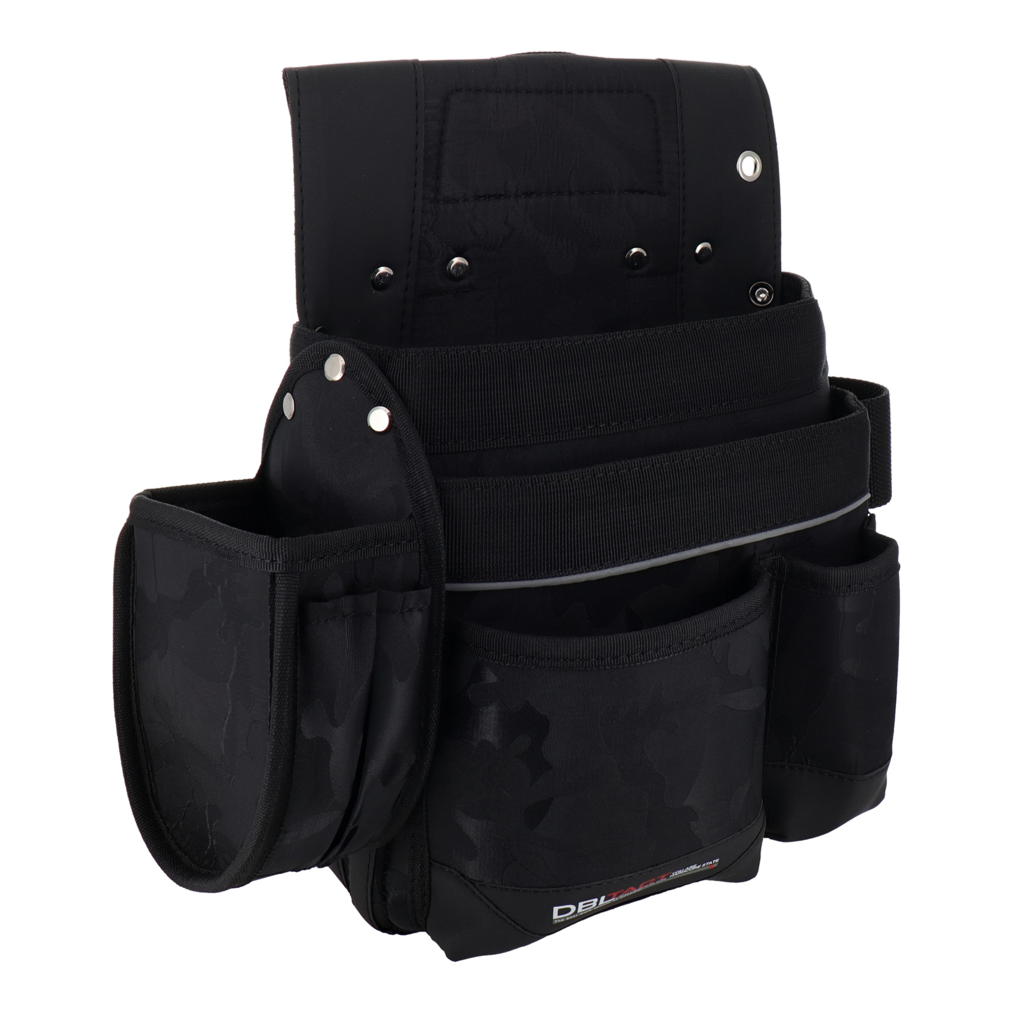 DT-19-BC 作業ベルト・収納袋 釘袋 釘袋 墨壺ケース付き ブラック迷彩