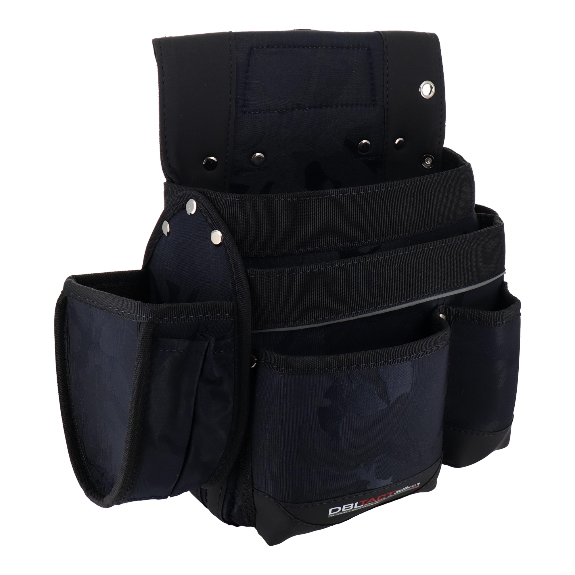 DT-19-NC 作業ベルト・収納袋 釘袋 釘袋 墨壺ケース付き ネイビー迷彩