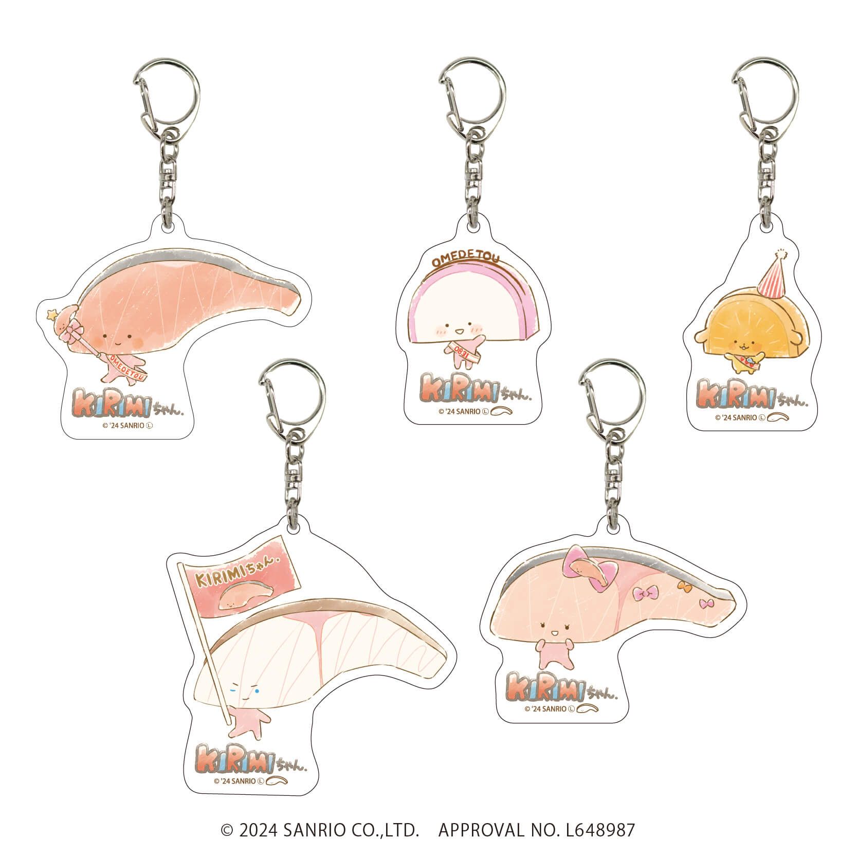 KIRIMIちゃん.｜ランチトート「KIRIMIちゃん.」01/集合デザイン(グラフ