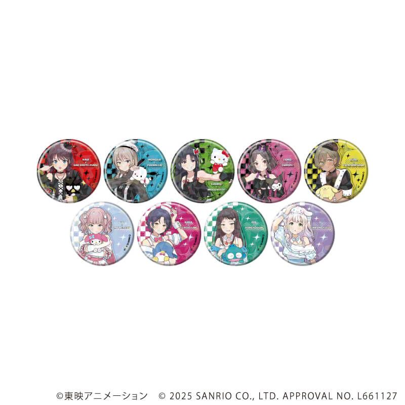 ガールズバンドクライ×サンリオキャラクターズ｜ホログラム缶バッジ