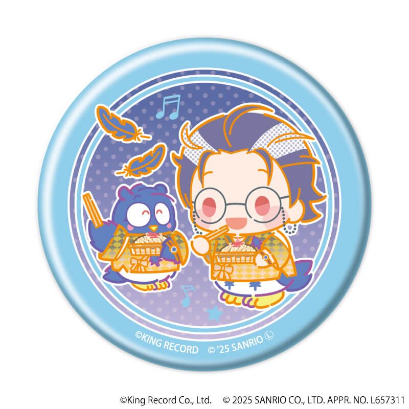 ヒプノシスマイク SANRIO NAKAYOKU EDIT｜マット加工缶バッジ