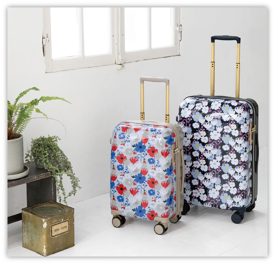 旅行に出かけよ♪MOOMINからミイと花柄シリーズが登場♡ - SAC'S BAR