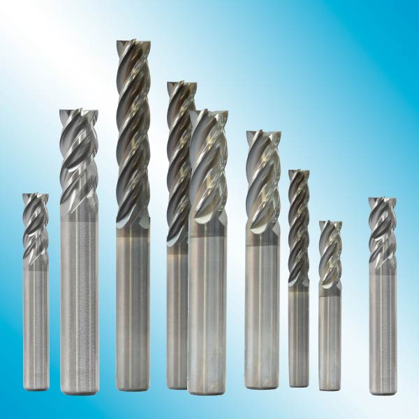 New Century / 4枚刃 / 超硬防振エンドミル / エキストラロング刃長(5D