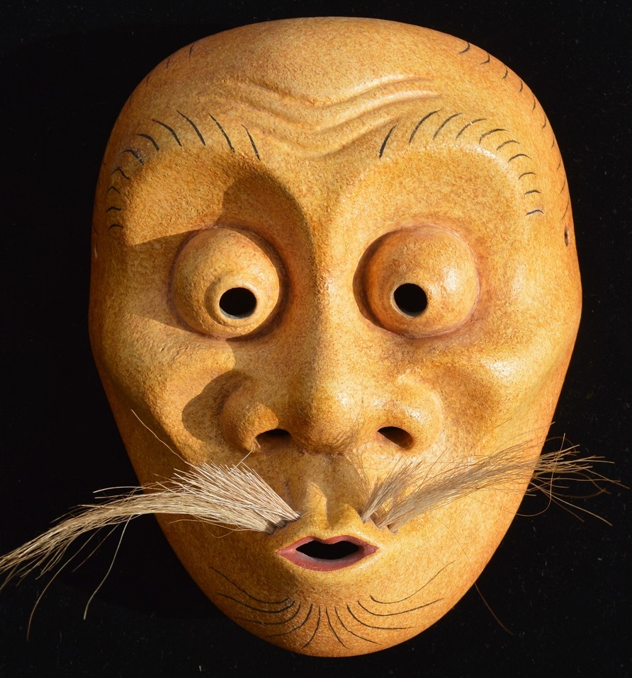 狂言面 空吹・嘘吹き・嘯吹・うそふき・うそぶき