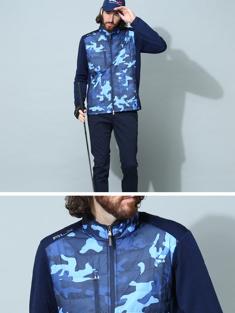 RLX Ralph Lauren (アールエルエックスラルフローレン) ニット切り替え