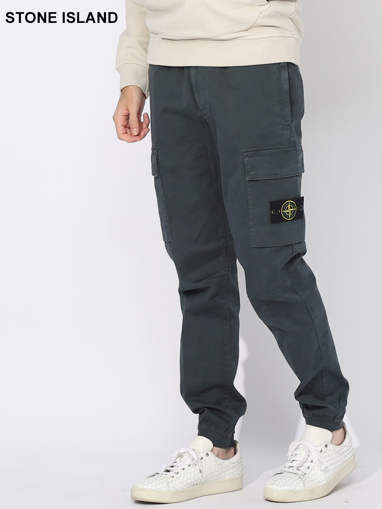 STONE ISLAND (ストーンアイランド) ロゴワッペン カーゴ ジョガー