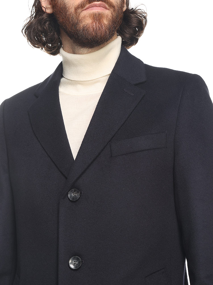 HUGO BOSS (ヒューゴボス) カシミヤ混 シングル チェスターコート