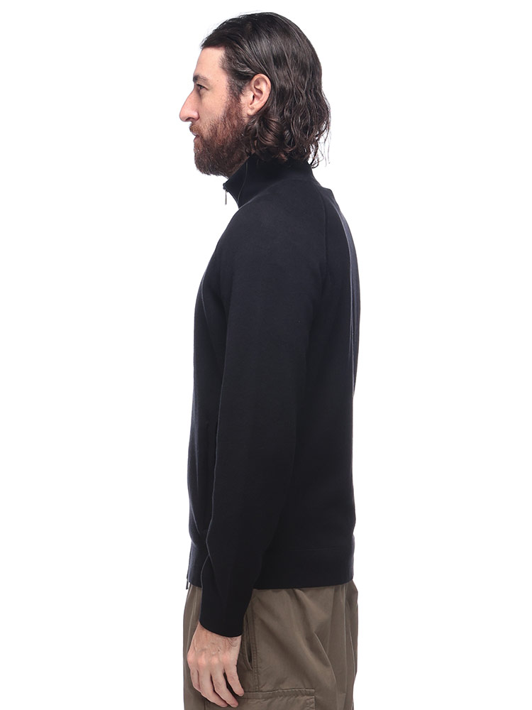 HUGO BOSS (ヒューゴボス) 綿ウール フルジップ ニット HB50543150