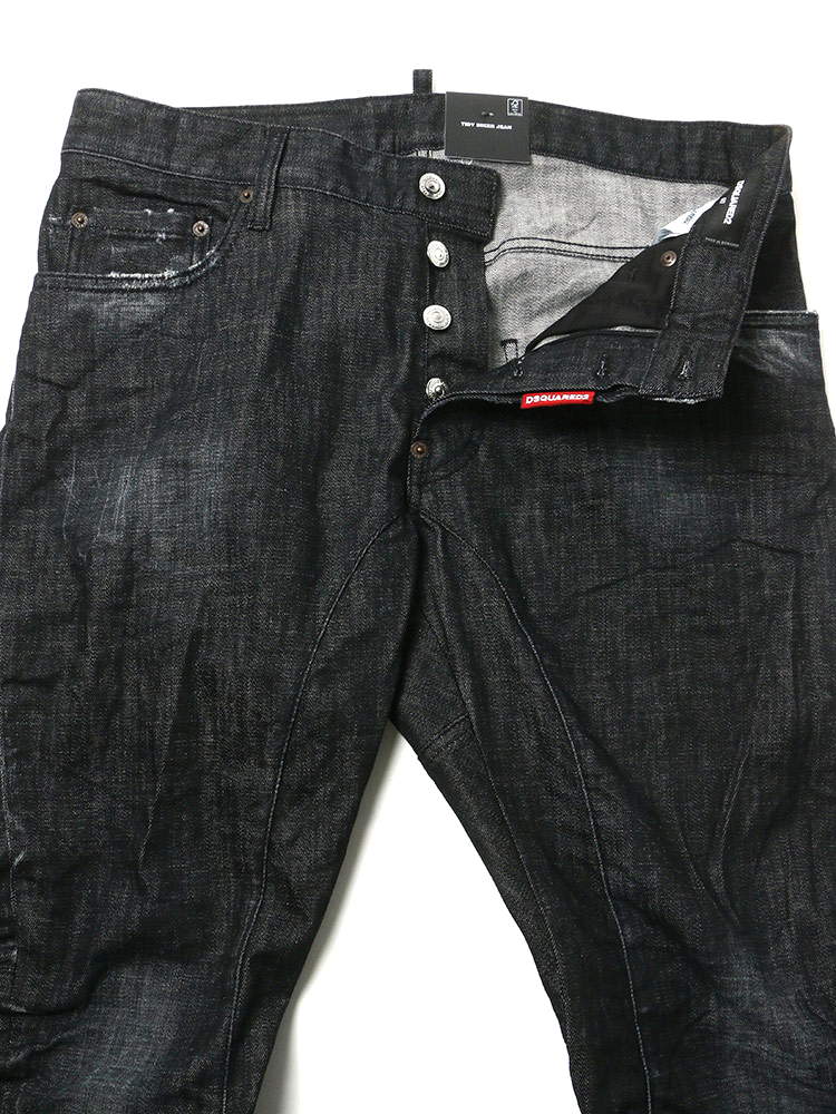 22AW 希少 DSQUARED2 TIDY BIKER デニム ダメージ加工 中古・古着通販