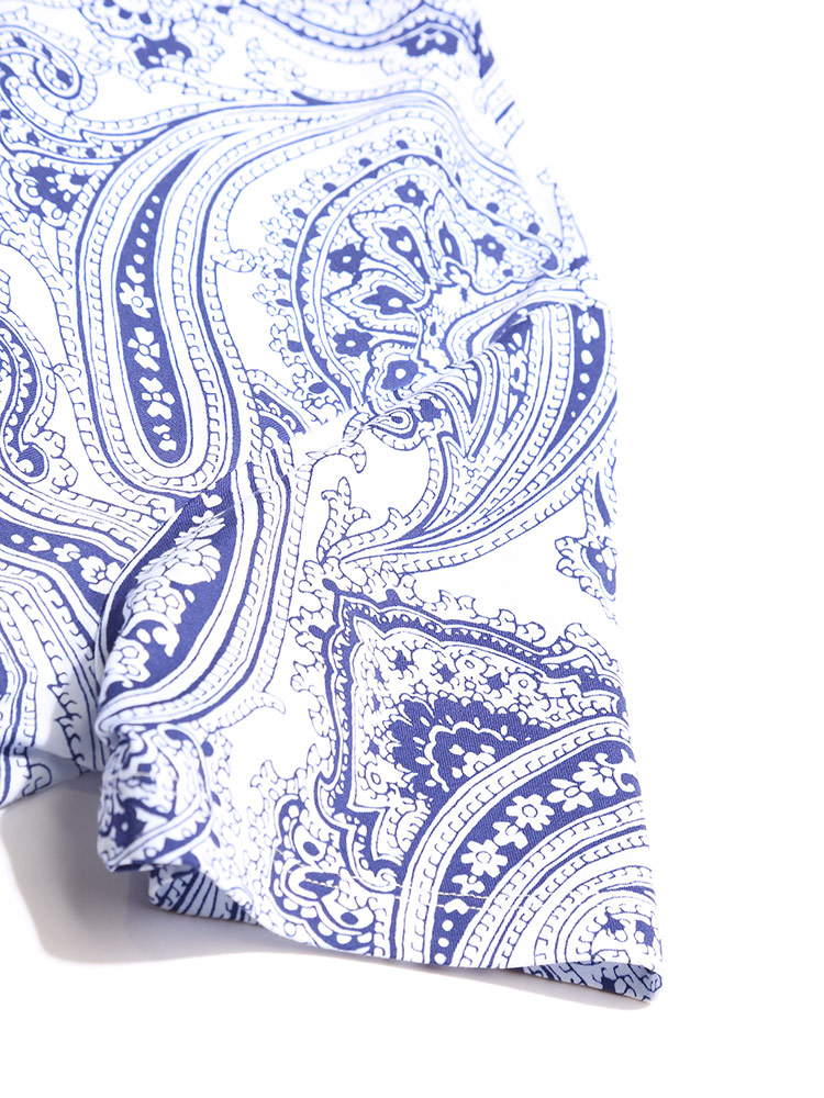 ETRO (エトロ) ペイズリー総柄 クルーネック 半袖 Tシャツ ET1Y0204112