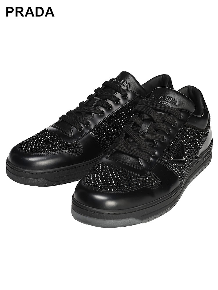 PRADA (プラダ) PRAX 01 Re-Nylon×ブラッシュドレザー スニーカー