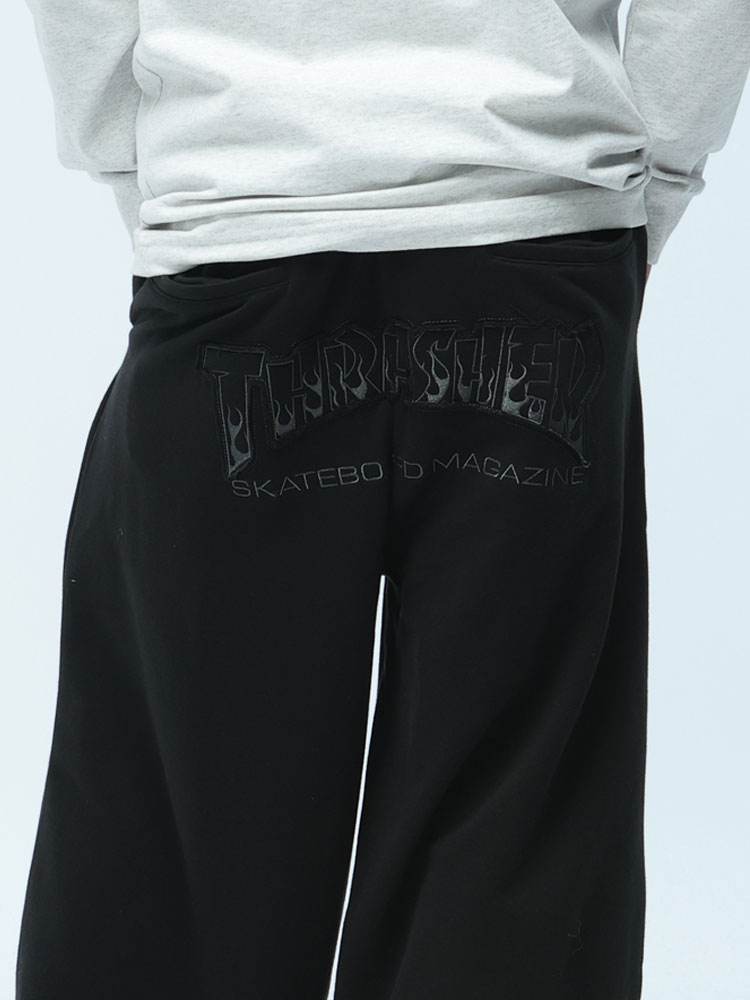 THRASHER (スラッシャー) ワイド スウェットパンツ メンズ ユニ