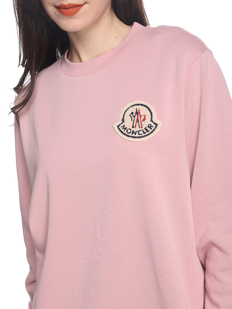 MONCLER (モンクレール) ビッグワッペン クルーネック 長袖 トレーナー