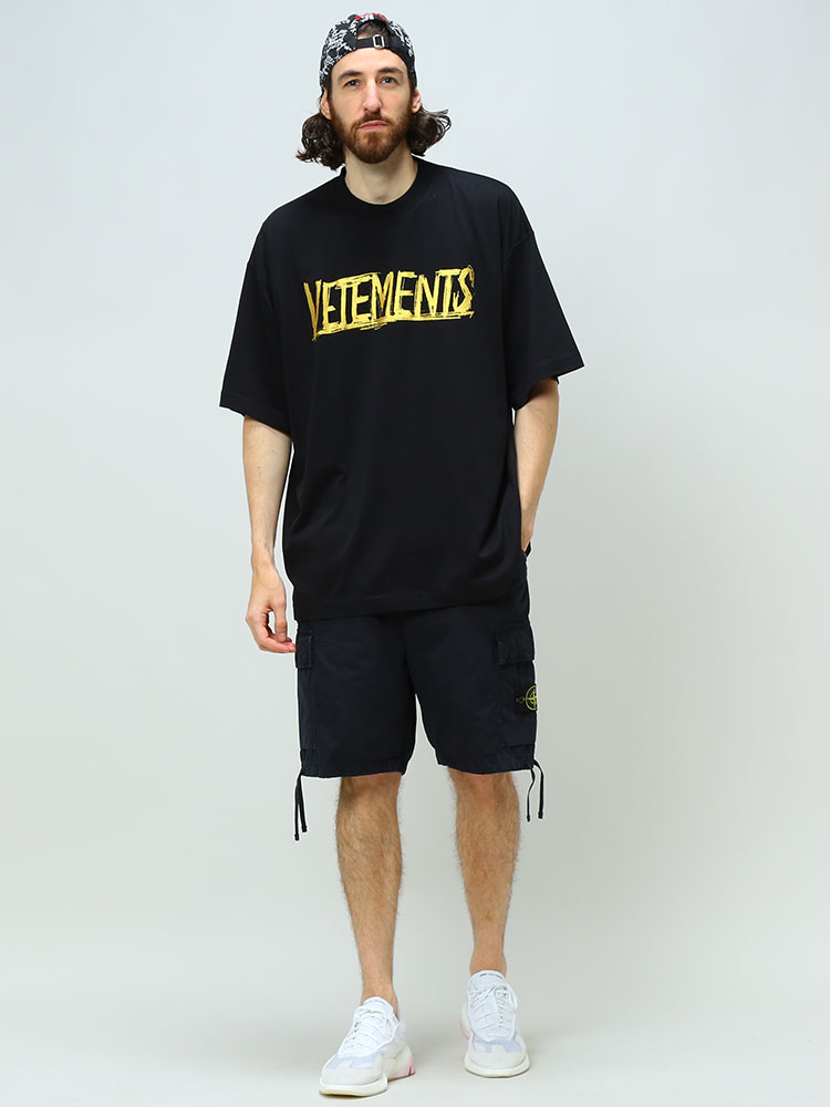 VETEMENTS ヴェトモン ブランド メンズ Tシャツ 半袖 ロゴ プリント