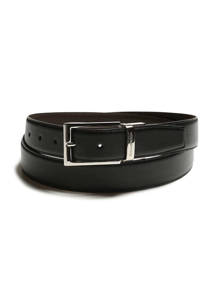 Ermenegildo Zegna (エルメネジルド ゼニア) 牛革 リバーシブル ピン