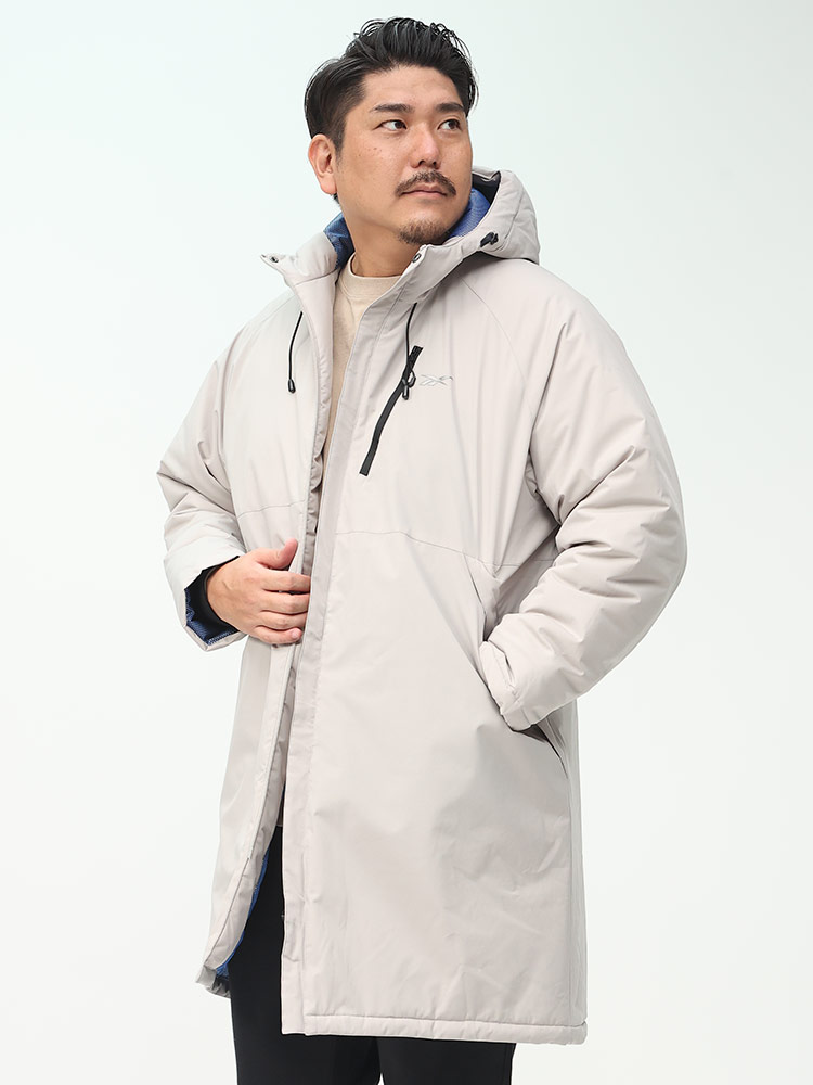 デュスポ 裏アルミ フルジップ 中綿 ジャケット (Reebok) リーボック