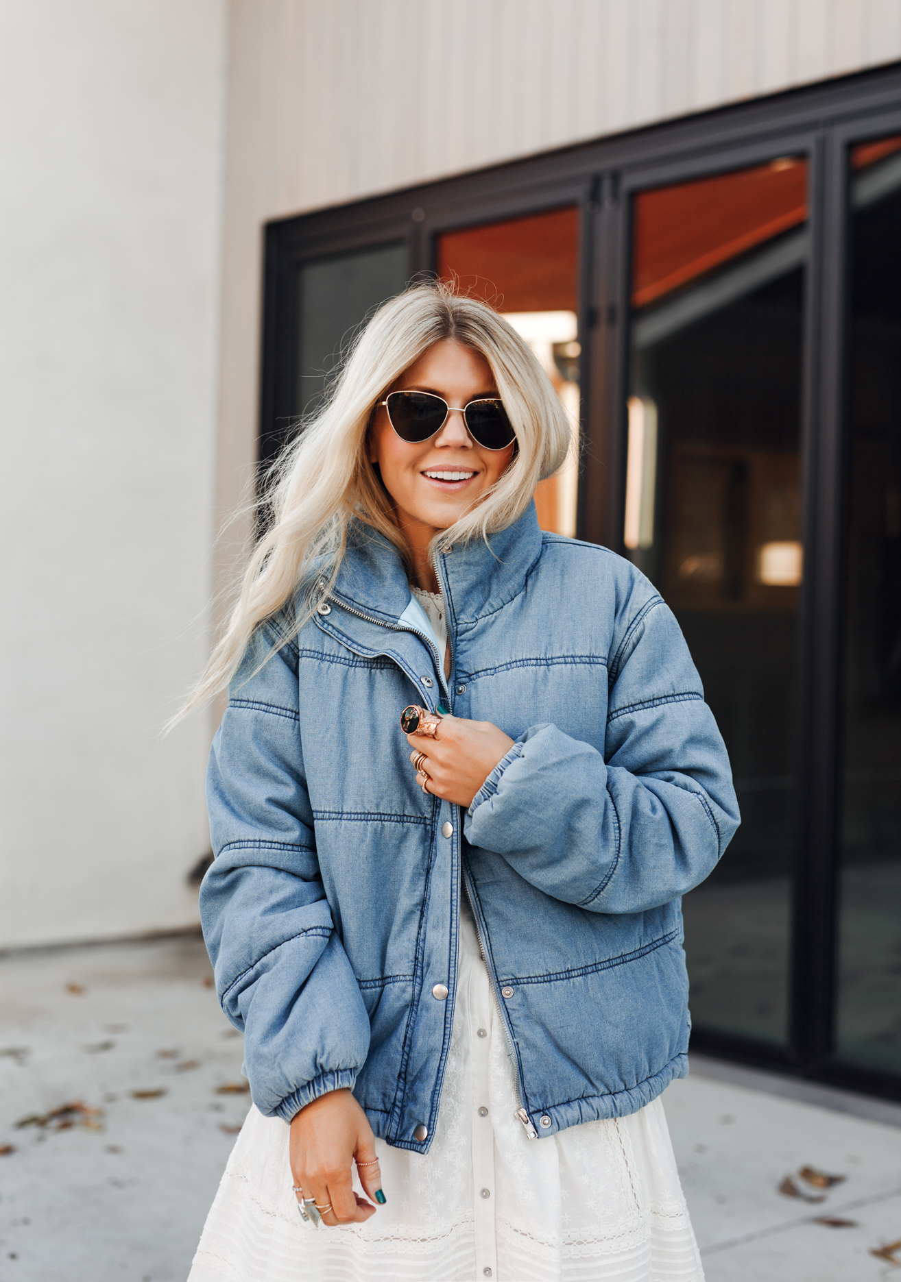 Levi's Sherpa Denim Jacket & Denim Puffer Coat