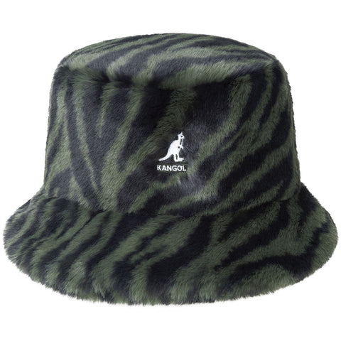 Faux Fur Bucket, Zebra | SALMAGUNDI BOSTON