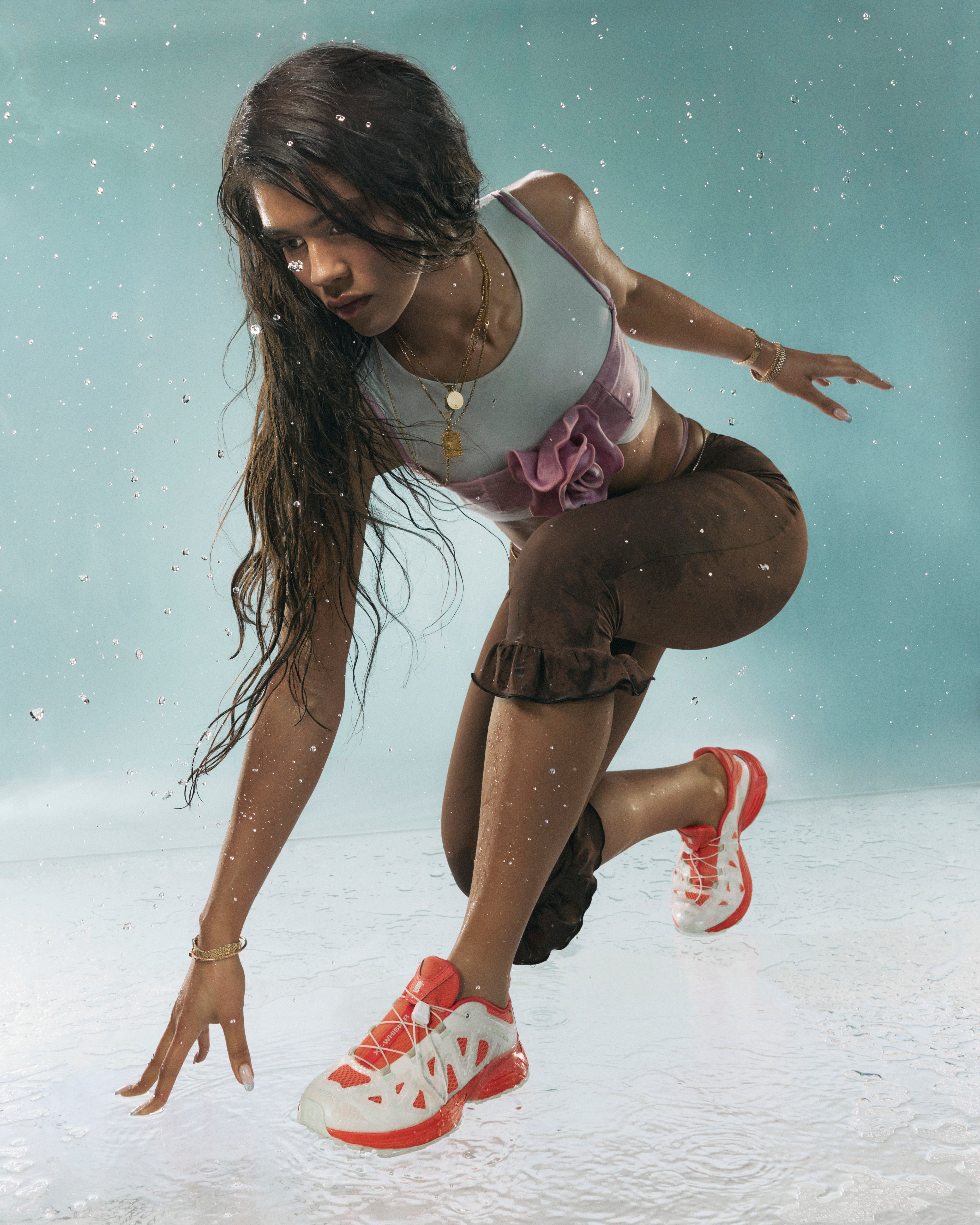 オンヨネ Salomonワッペン、 プリント入り ウィンブレ Lサイズ