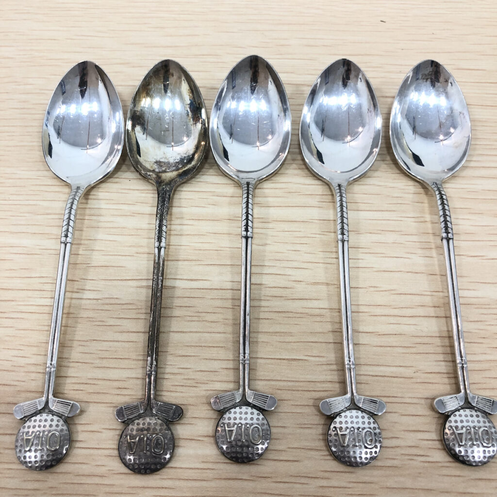 GLANZ シルバー925 スプーン5本セット 銀製 GLANZ シルバー925