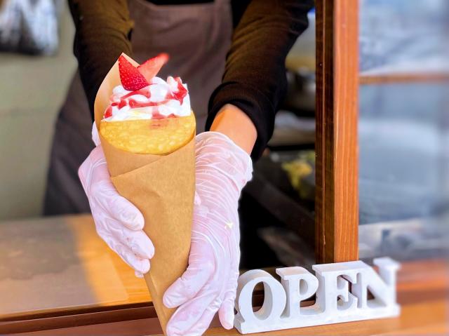 十勝産小麦クレープ誕生！しっとりもちもち「おいしい条件全部そろっ