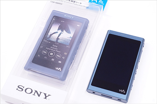 NW-A50Series SONY ウォークマン ブルー ケース付き NW-A50Series SONY