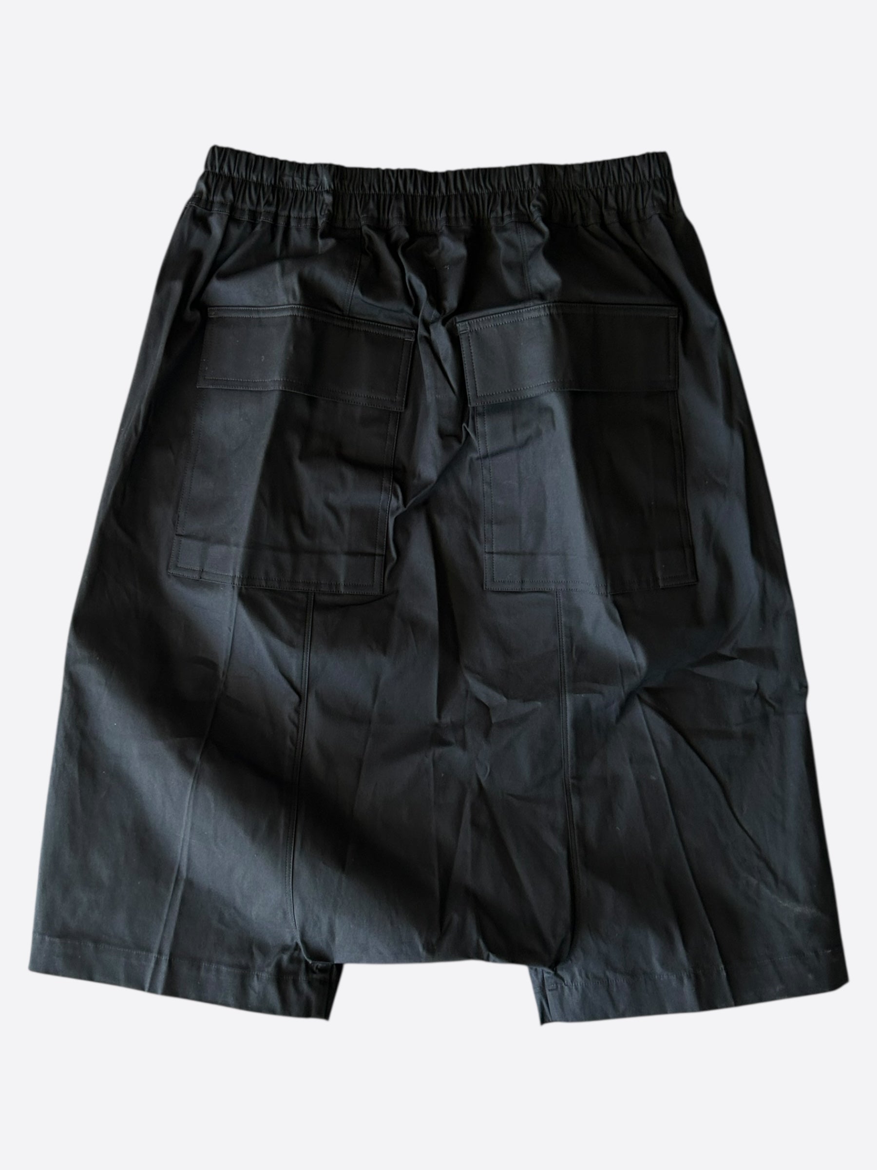 Rick Owens Black Pod Shorts – Savonches