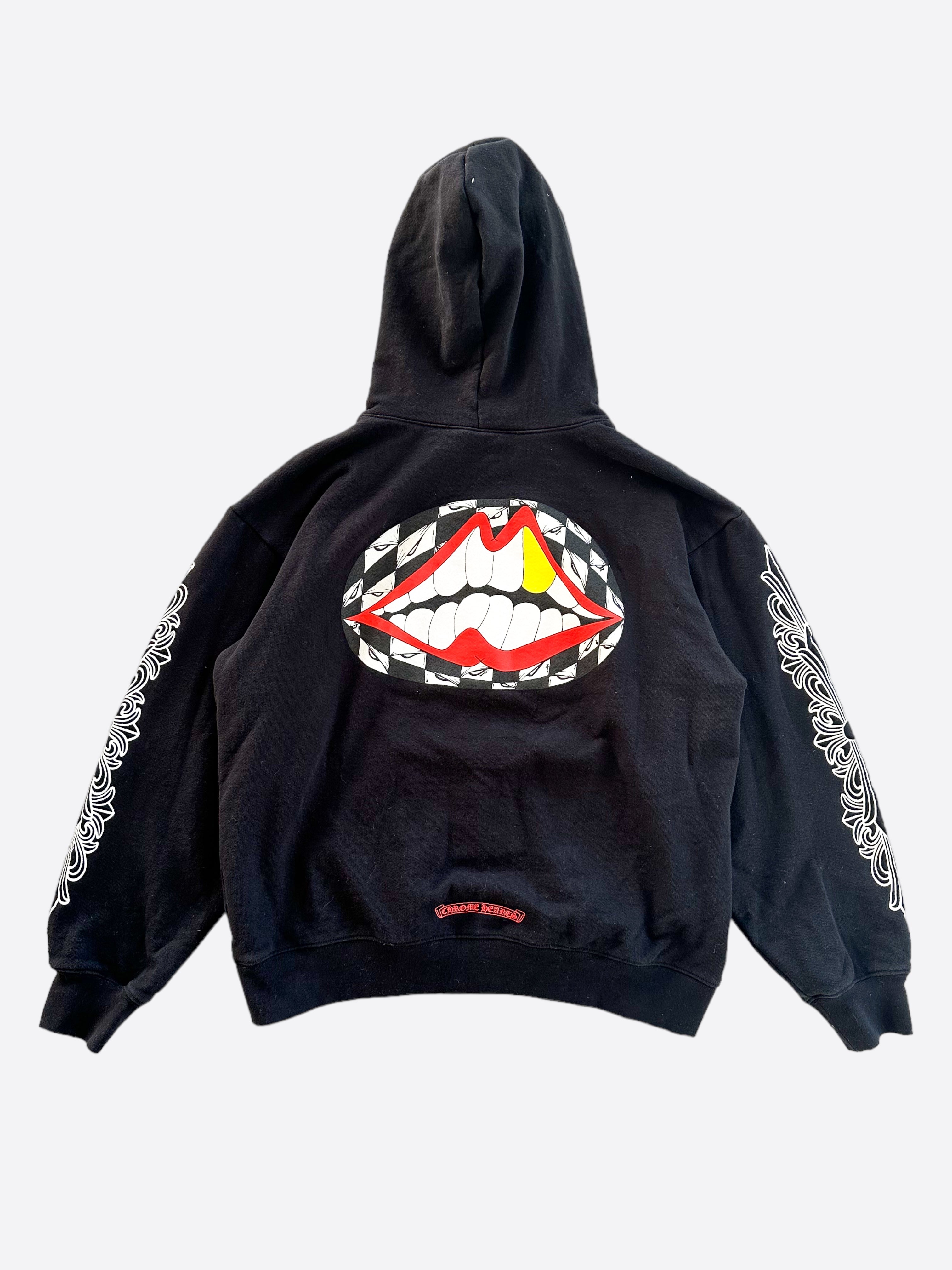 Chrome Hearts Black Matty Boy Chomper Hoodie – Savonches