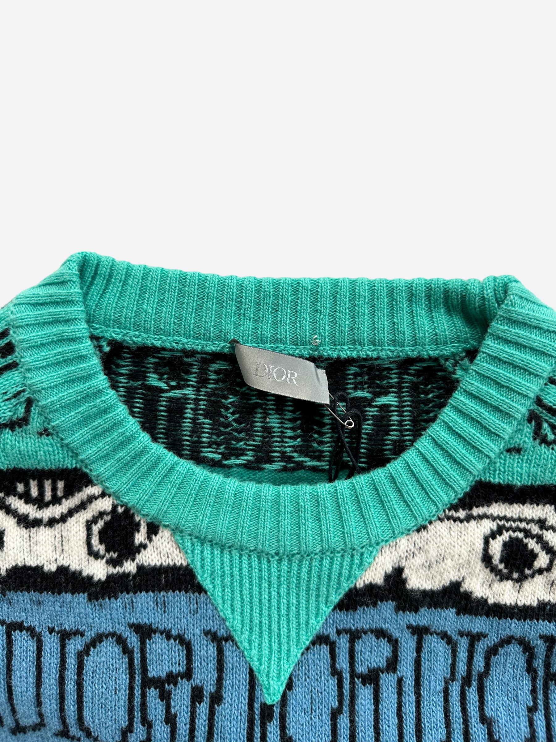 Dior Stussy Multicolor Knit Sweater – Savonches