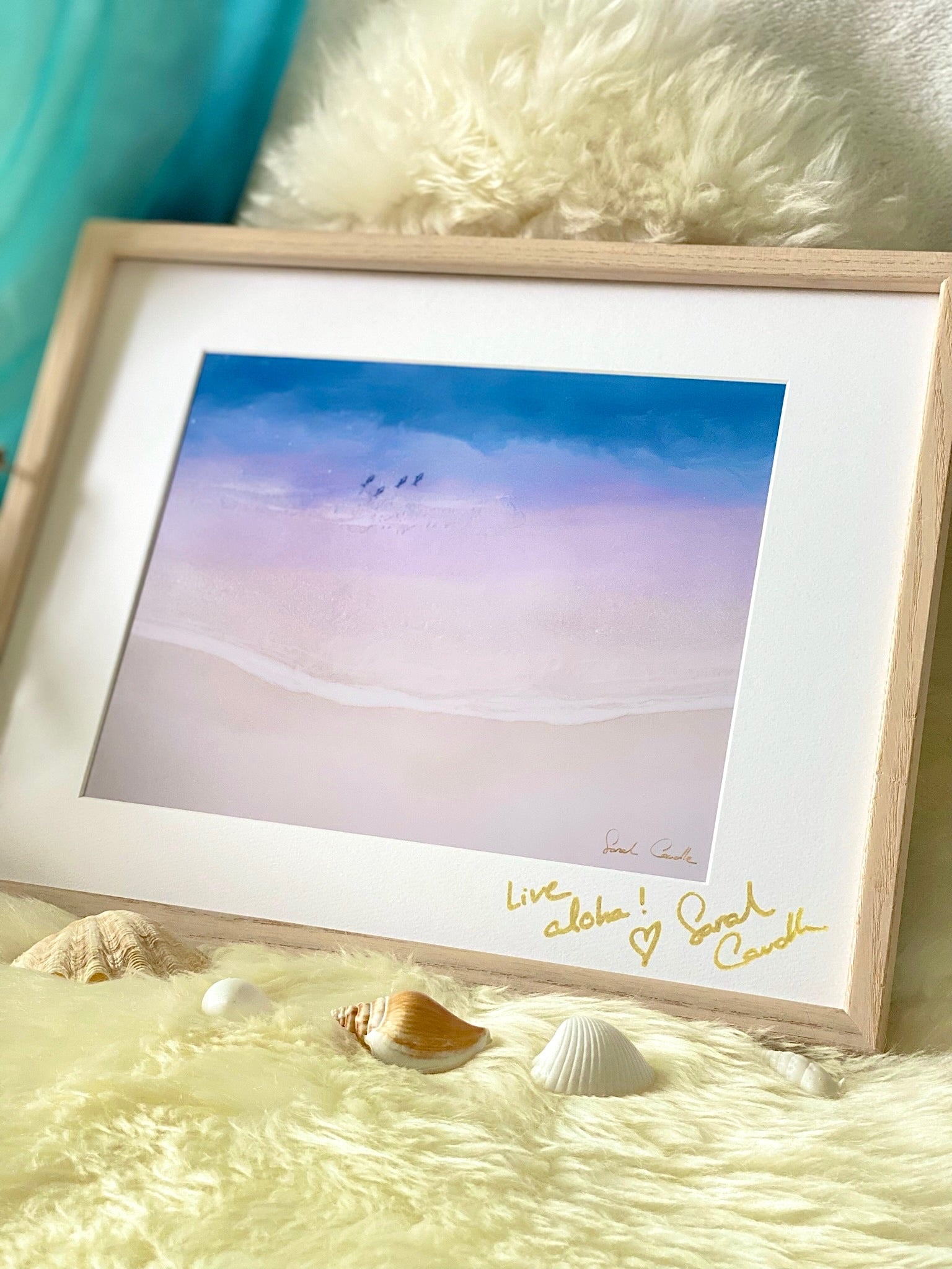 限定商品】Sarah Caudle直筆サイン（太）入りセット_Mサイズ”Dolphin