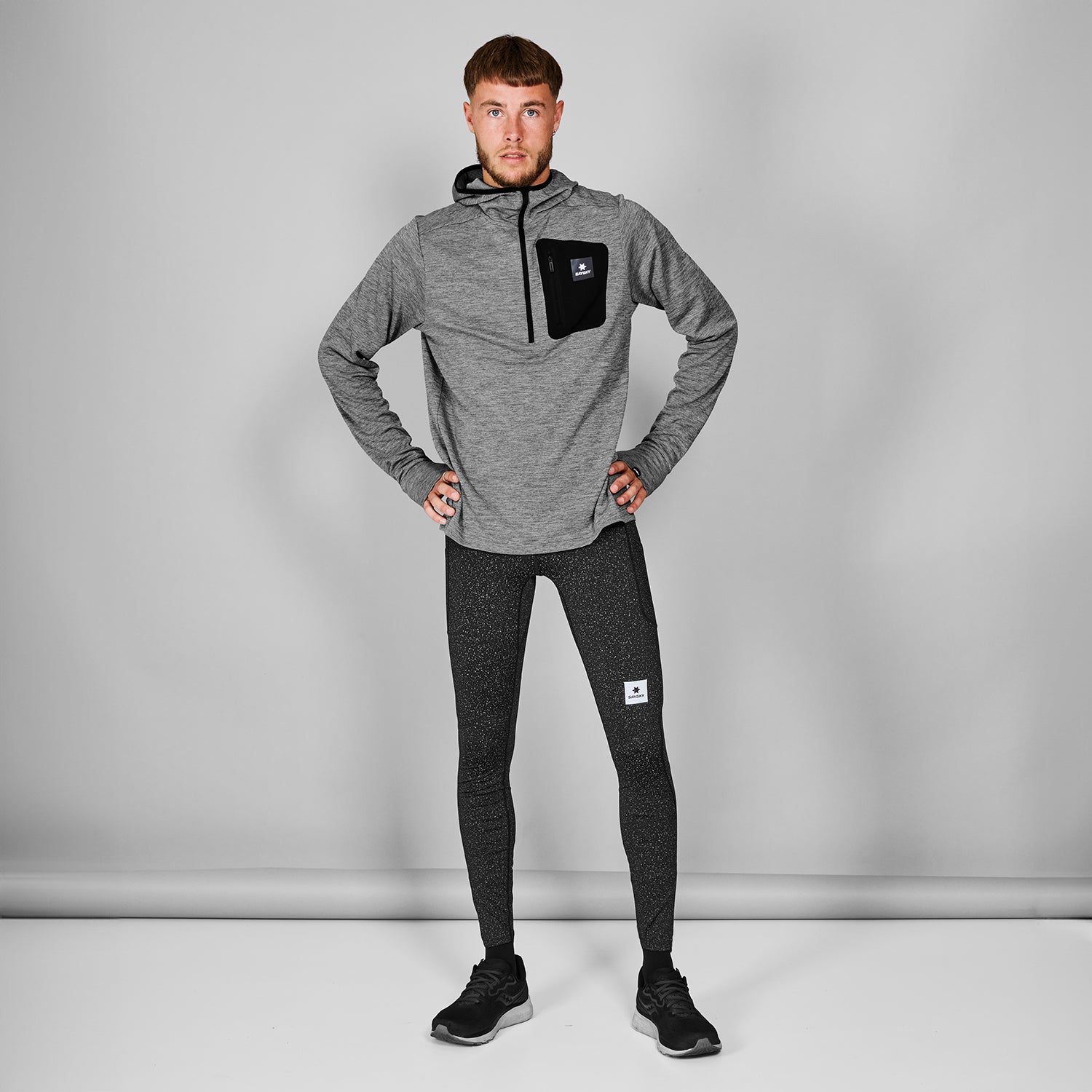 □ 公式 □ SAYSKY/セイスカイ ハーフジップパーカー MMRHO01c6003