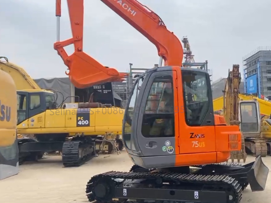 Used Hitachi Zaxis 75 Us Mini Excavator - 2020 Model, 0-2000 Hours