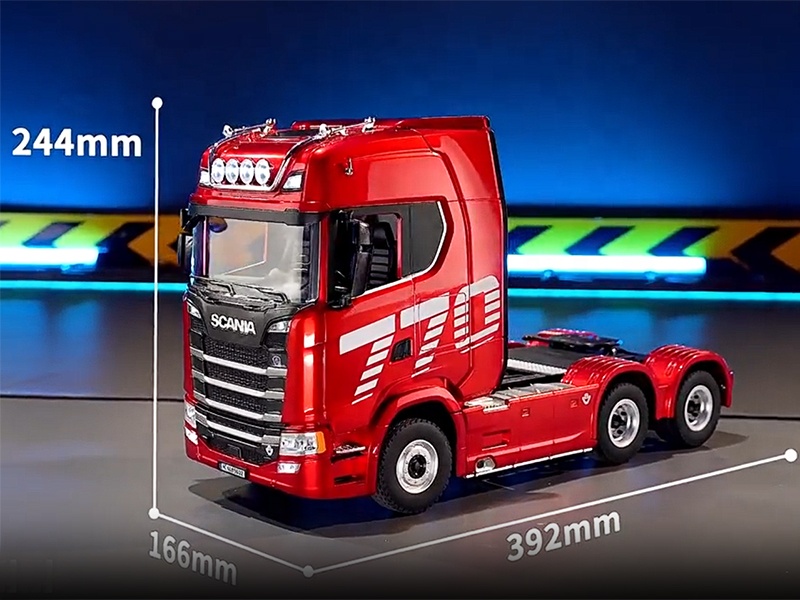 Authentic Scania 770S V8 1:18 Scale RC Container Tow Truck