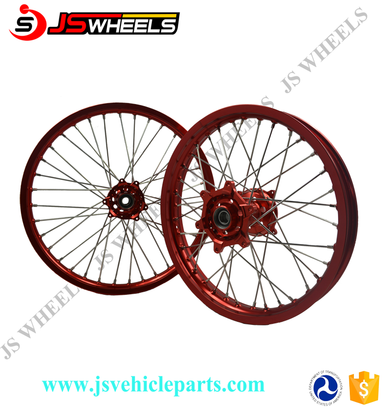 YZ85用前後17インチホイール EXCELリム 流用 YZ85用前後17インチ