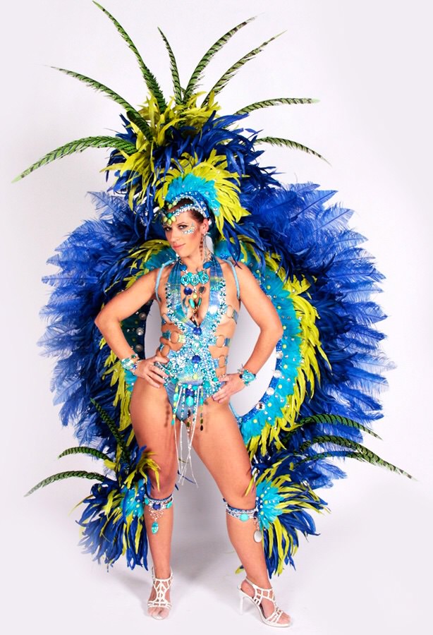 セクシーブラジリアンカーニバル衣装サンバコスチューム女性用