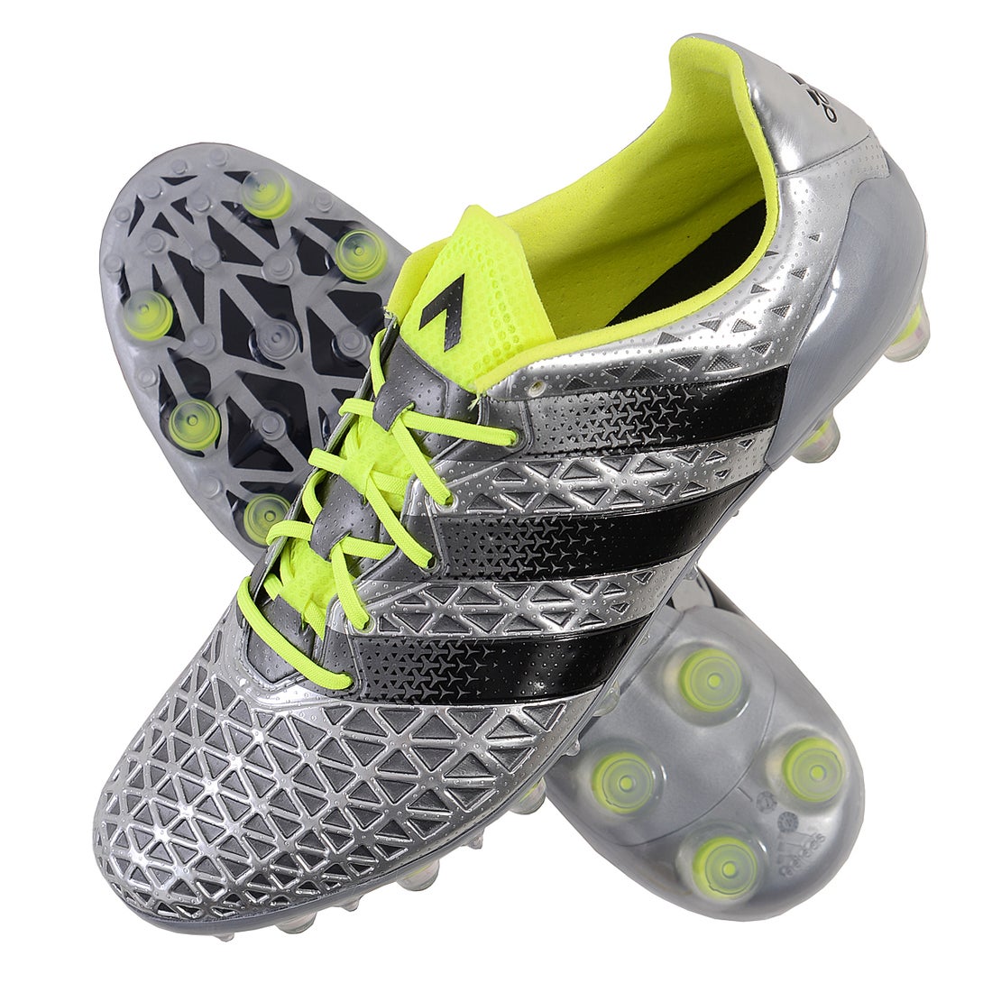 adidas アディダス エース 16.1-ジャパン HG(シルバー×イエロー) KDR77