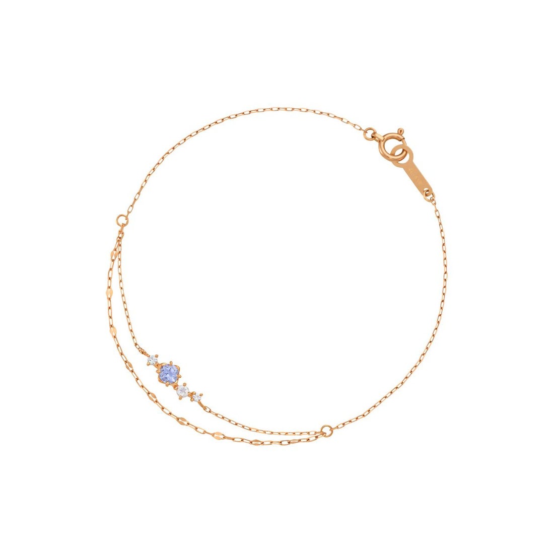 ヨンドシー 4℃ 【12月誕生石】K10ピンクゴールド ブレスレット