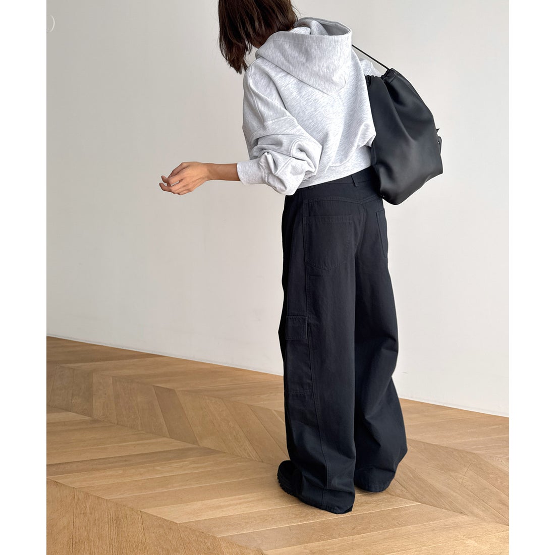 キャナルジーン CANAL JEAN El mar ツイルカーゴパンツ （ベージュ