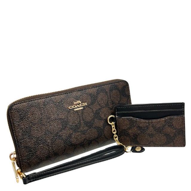 コーチ COACH コーチ レザー財布 COACH アウトレット シグネチャー