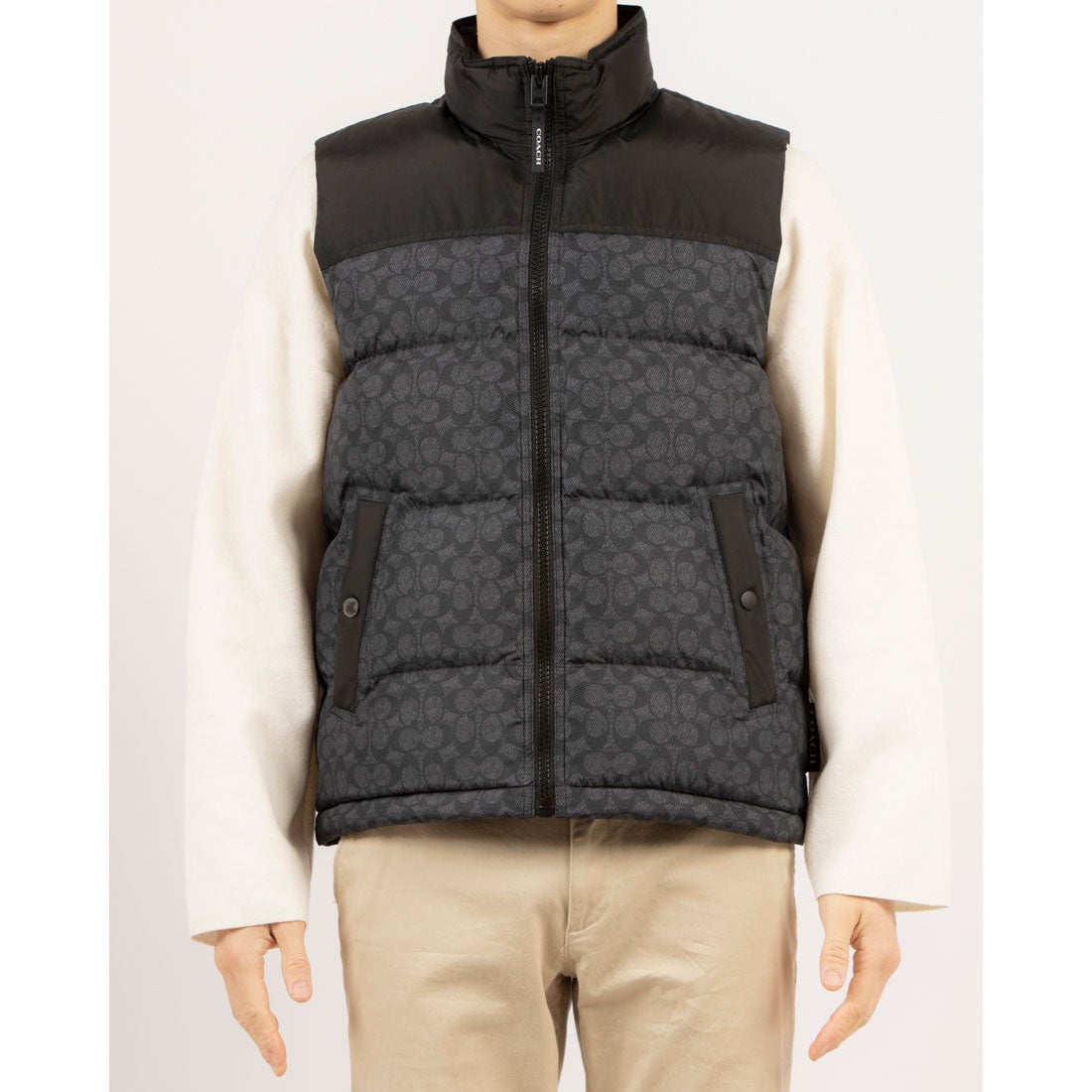 コーチ COACH SIGNATURE DOWN VEST シグネチャー ダウン ベスト