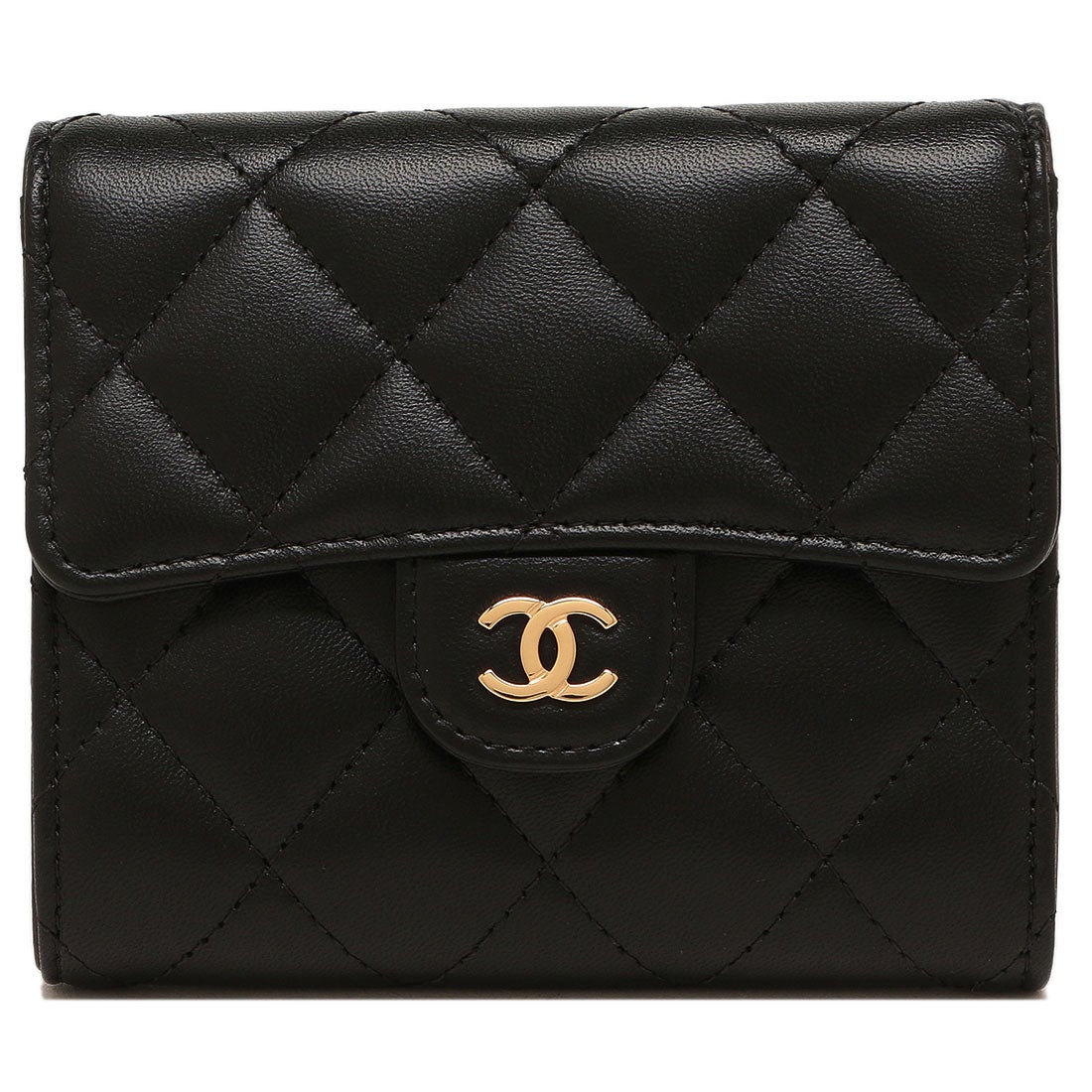シャネル CHANEL 三つ折り財布 マトラッセ コンパクトウォレット