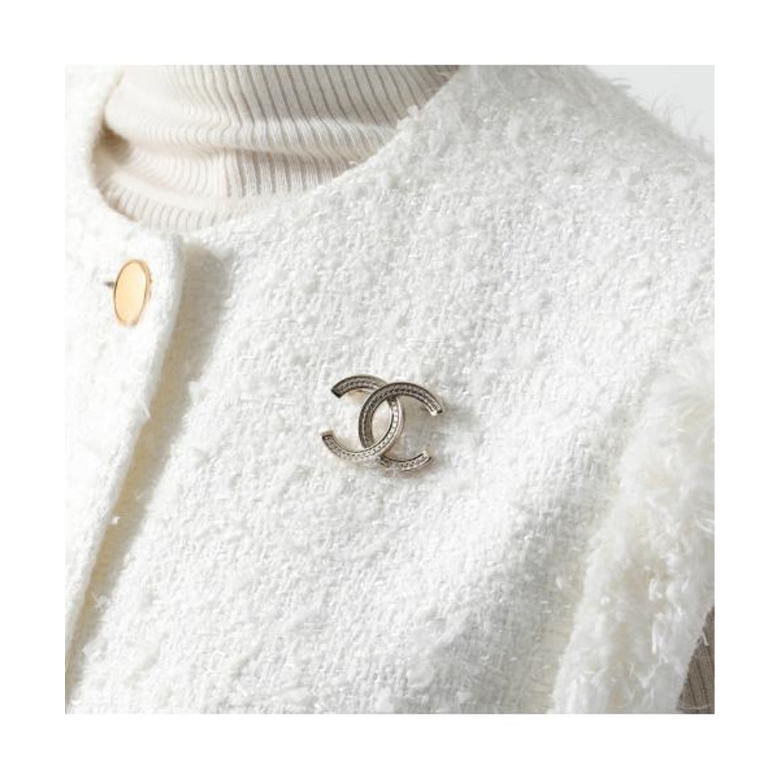 シャネル CHANEL CHANEL ブローチ ABE264 B18058 ピンバッチ ココ