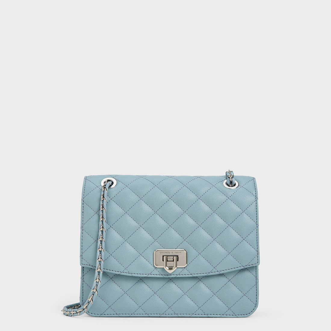 CHARLES & KEITH Cressida クレシダ キルトチェーンストラップバッグ