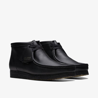 Wallabee Boot / メンズ ワラビーブーツ （ブラックレザー） -Clarks