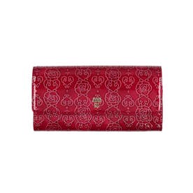 アナスイ ANNA SUI ローズハート フラップ長財布 （ワイン） -人気