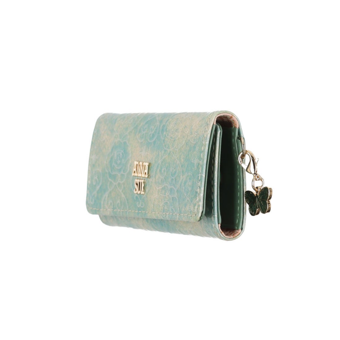 アナスイ ANNA SUI ローズハート キーケース （エメラルドグリーン