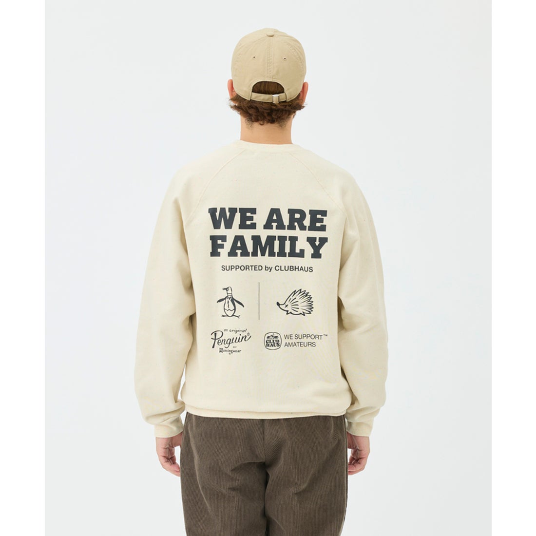 penguin BY MUNSINGWEAR 【penguin BY CLUBHAUS】Colour nep Crew neck